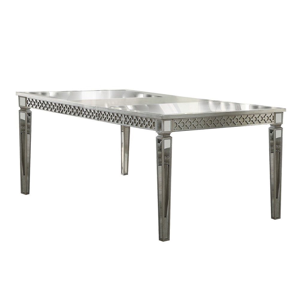 Kacela - Dining Table - Mirrored & Champagne