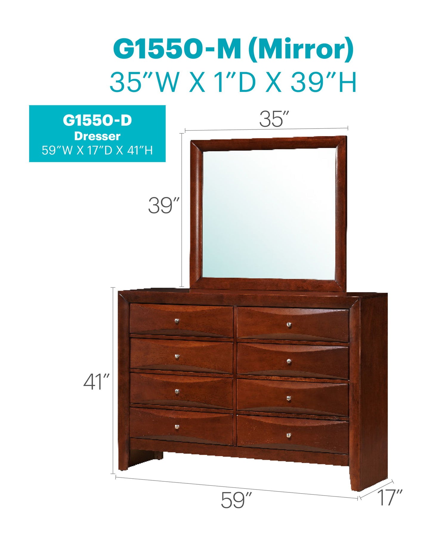 Glory Furniture - Marilla - Dresser
