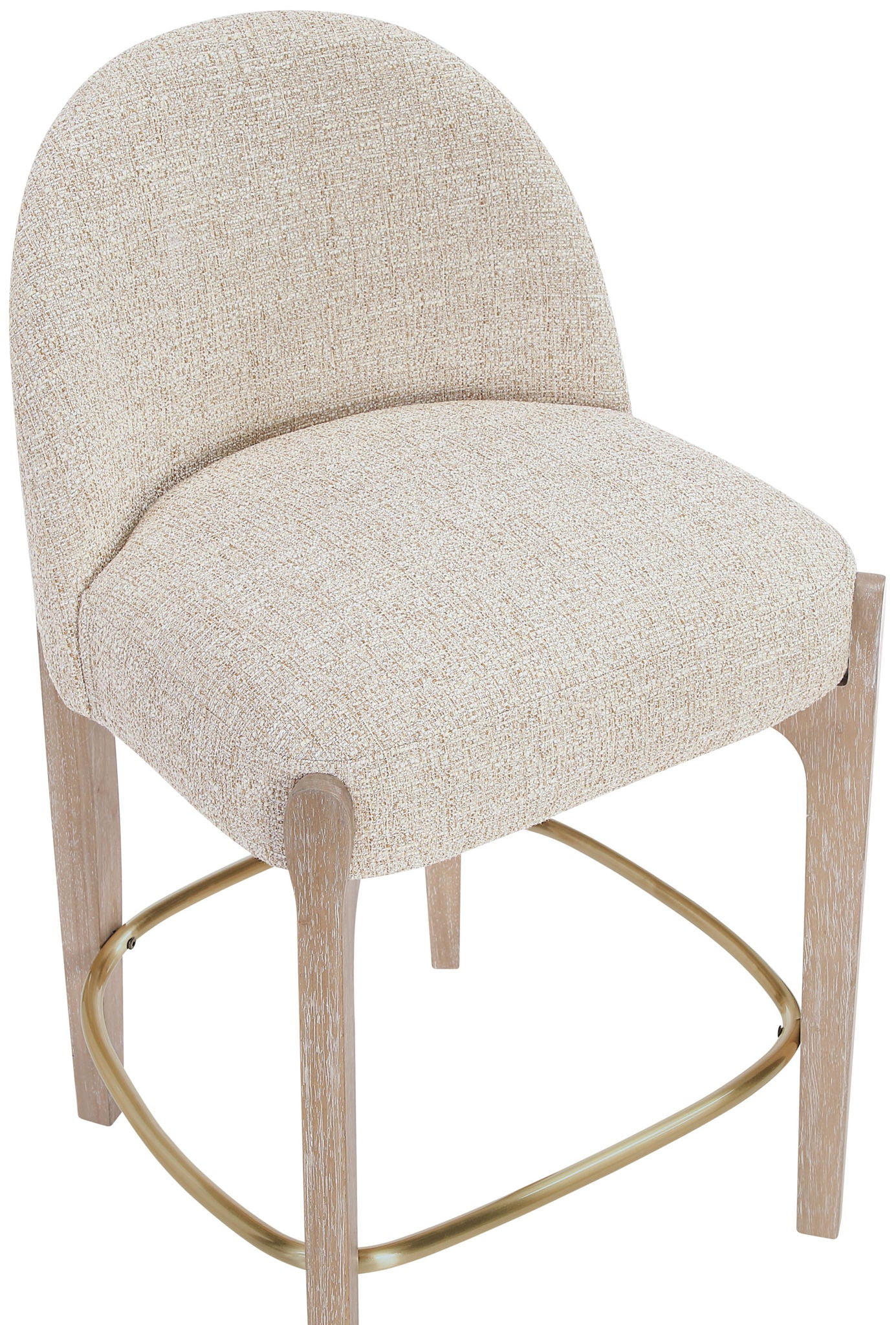 Torino - Counter Stool With Brushed Natural Base