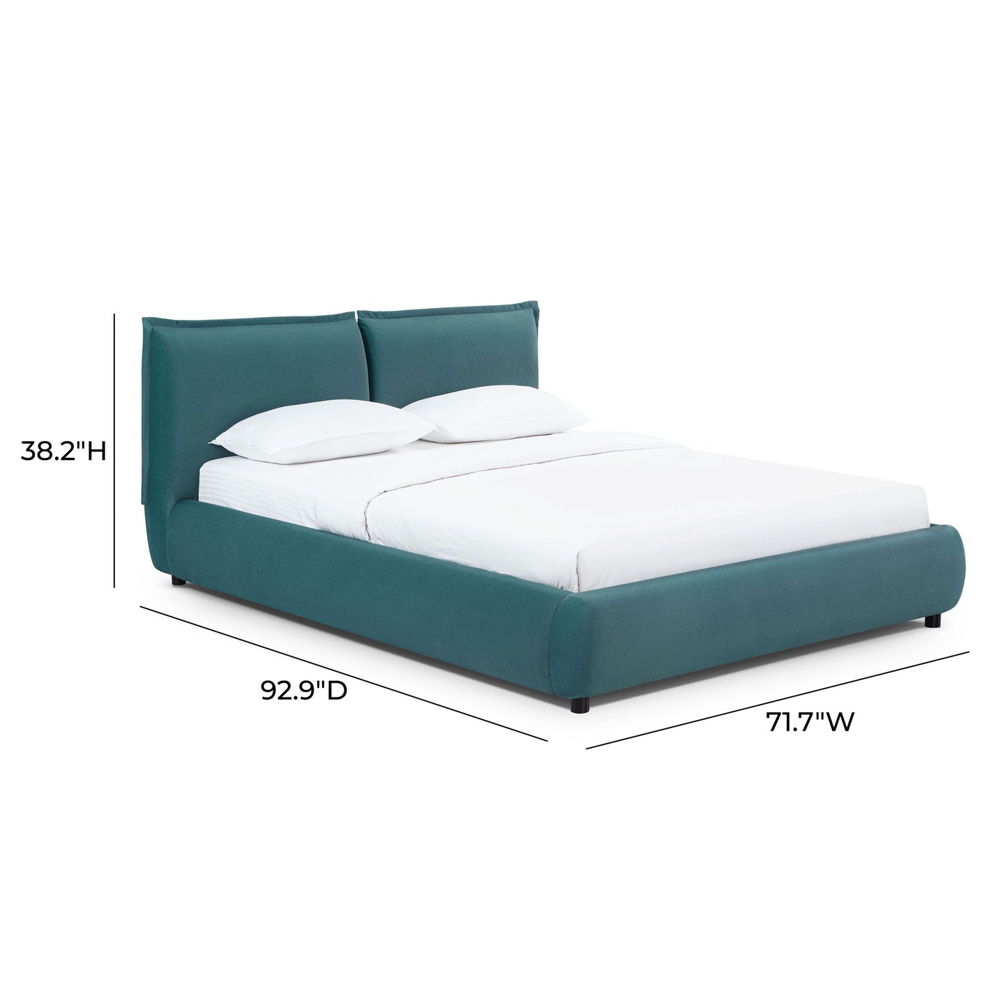 Mel - Faux Mohair Bed