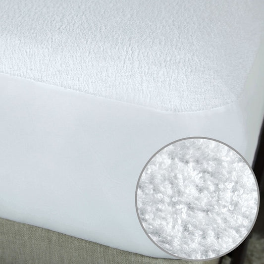 Cotton Terry Mattress Protector - Water, Dust mite & Allergen Proof